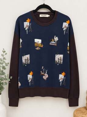 Nice Things Paloma S Novelty Animal Sweater Wool Cashmere Blend Size L